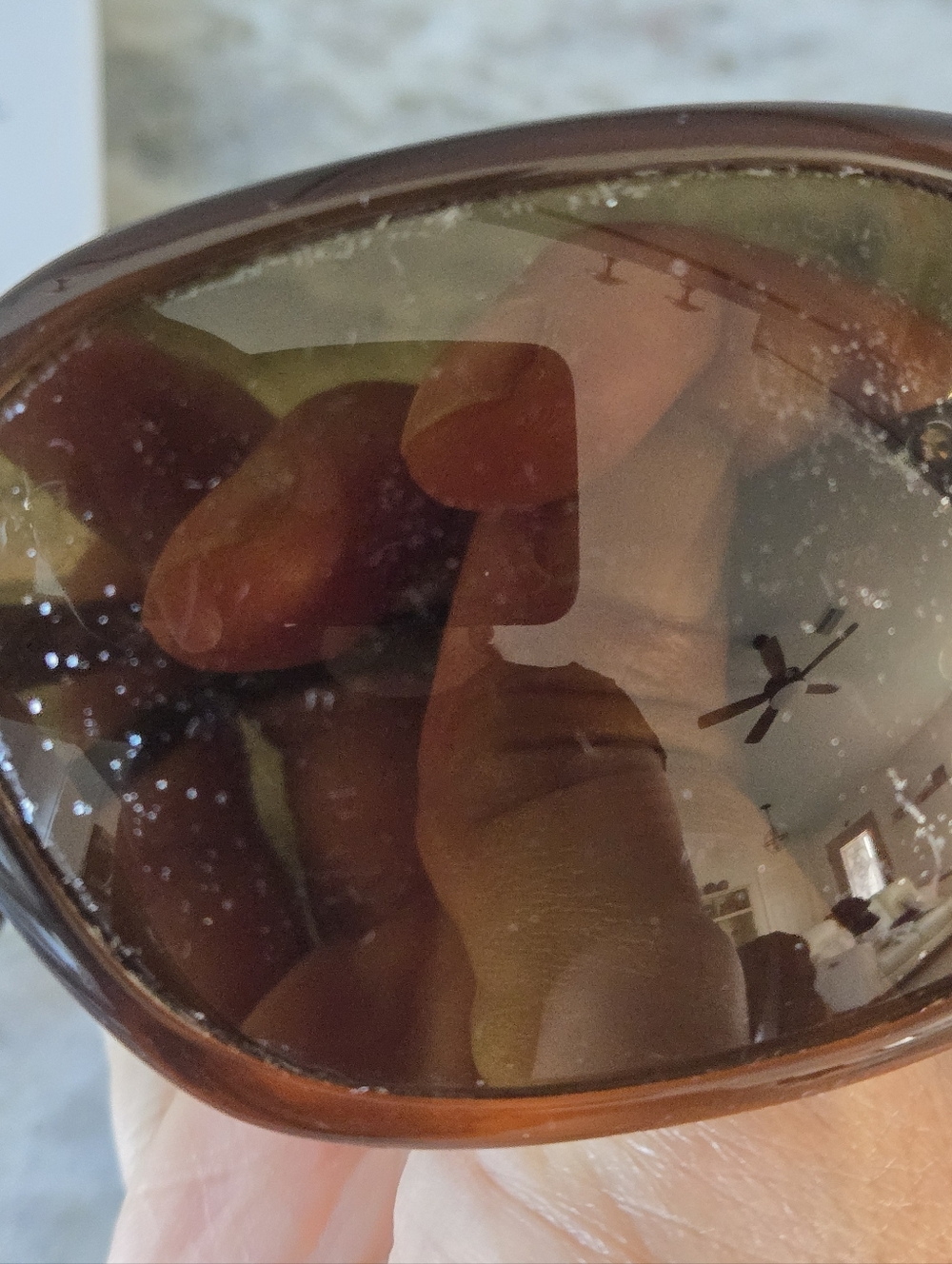 Authentic CHANEL Brown Gradient Oversized Women's Sunglasses - Picture 7 of 7